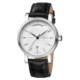 Herrenuhr, Mühle Glashütte Teutonia II Tag/Datum M1-33-65-LB