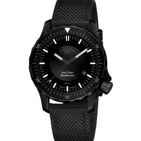 Herrenuhr, Mühle Glashütte Sea-Timer BlackMotion M1-41-83-CB