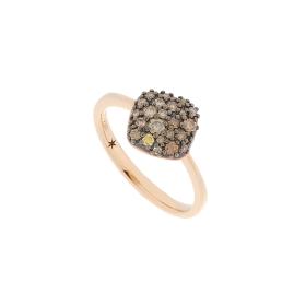 Roségold, Ringe, Grimaldo Luce Square Ring LU-RG01PB-01