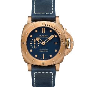 Unisex, Panerai Submersible Bronzo Blu Abisso PAM01074