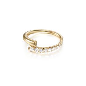 Gelbgold, Ringe, Melissa Kaye Lola Pinky Ring R1916B-Y