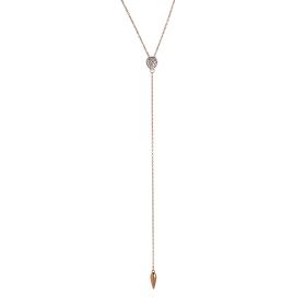 Roségold, Halsschmuck, Grimaldo Luce Kette LU-PE02PW-01