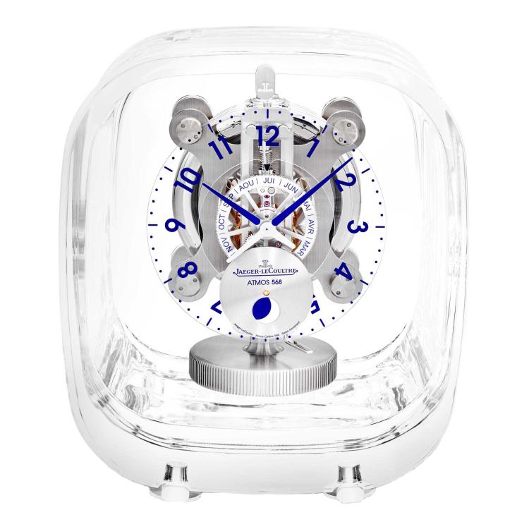 Tischuhr,  Jaeger-LeCoultre Atmos 568 by Marc Newson Baccarat-Kristallglas 