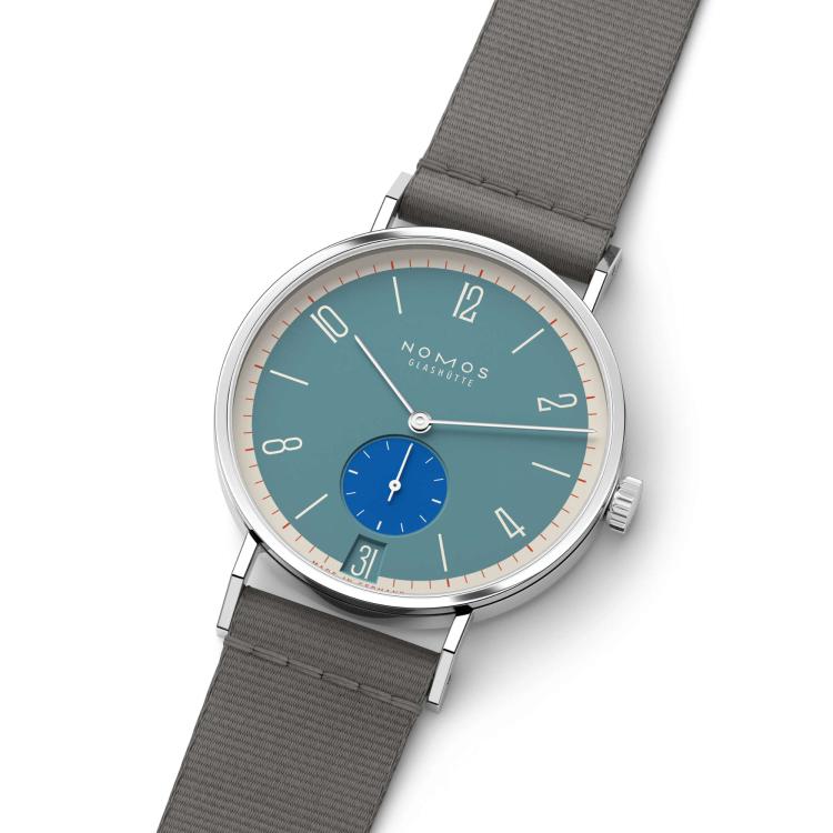 NOMOS Glashütte Tangente 38 Datum Super Sardine  - Bild 8 