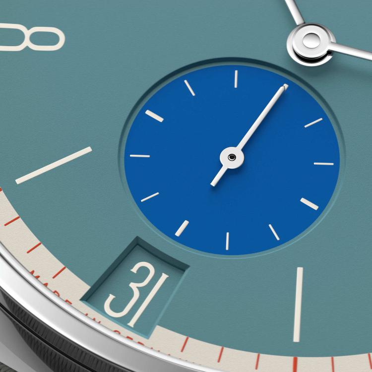 NOMOS Glashütte Tangente 38 Datum Super Sardine  - Bild 6 