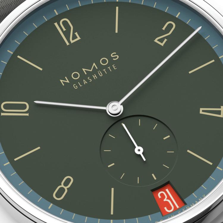 NOMOS Glashütte Tangente 38 Datum Lakritze  - Bild 7 