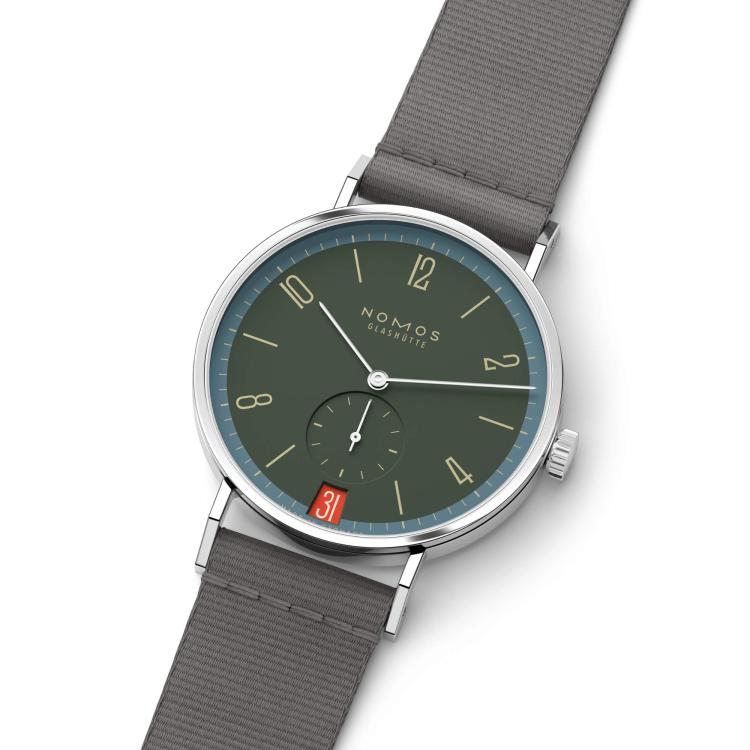 NOMOS Glashütte Tangente 38 Datum Lakritze  - Bild 8 