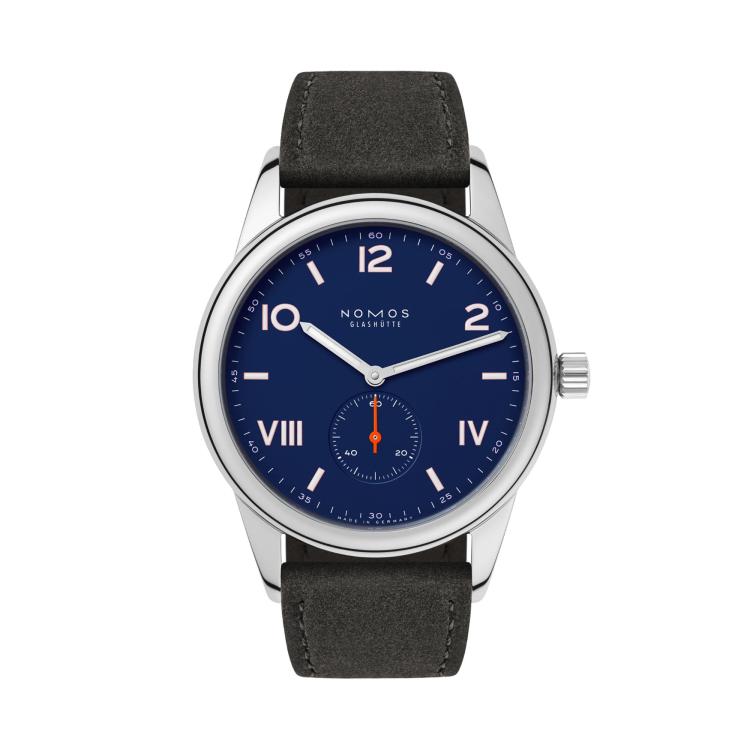 Unisex, Handaufzug,  NOMOS Glashütte Club Campus 38 Night Sky 