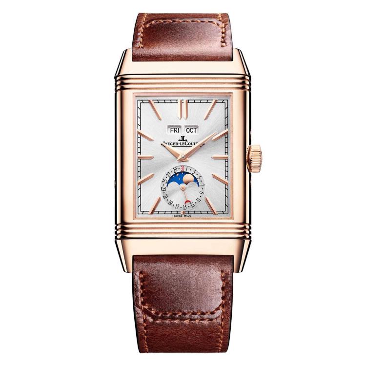 Herrenuhr, Handaufzug,  Jaeger-LeCoultre Reverso Tribute Duoface Calendar 