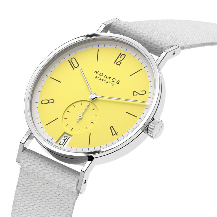 NOMOS Glashütte Tangente 38 Datum Kanari  - Bild 6 