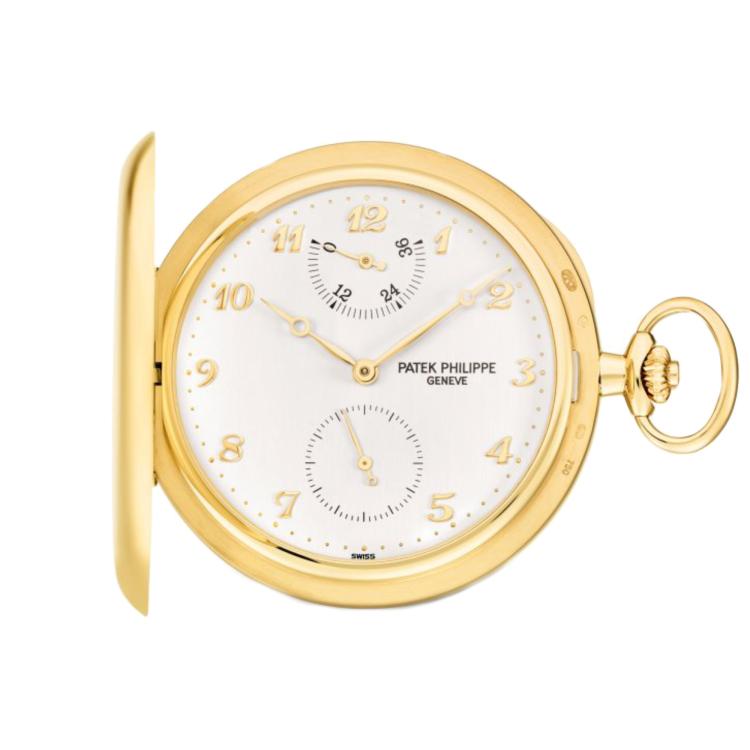 Taschenuhr, Handaufzug,  Patek Philippe Savonnette-Taschenuhr 