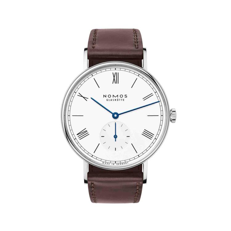 Unisex, Handaufzug,  NOMOS Glashütte Ludwig 38 emailleweiß 