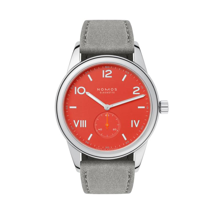 Unisex, Handaufzug,  NOMOS Glashütte Nomos Campus 38 Nonstop Red 