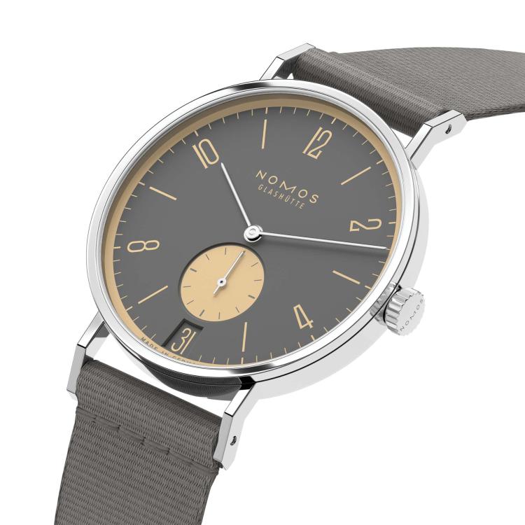 NOMOS Glashütte Tangente 38 Datum Haifischgrau  - Bild 6 