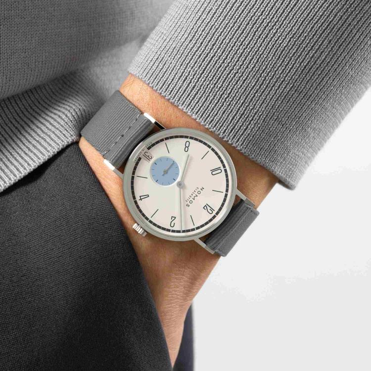 NOMOS Glashütte Tangente 38 Datum Schneesturm  - Bild 7 