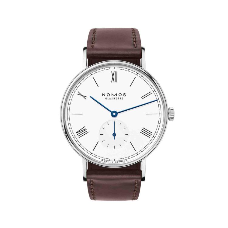 Unisex, Handaufzug,  NOMOS Glashütte Ludwig 38 emailleweiß 