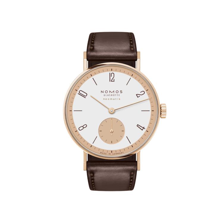 Damenuhr, Automatik,  NOMOS Glashütte Tangente Roségold neomatik – 175 Years Watchmaking Glashütte 