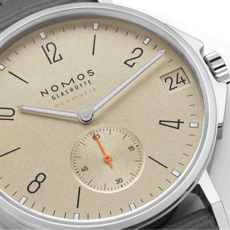 NOMOS Glashütte Ahoi neomatik 38 Datum sand - Bild 4 