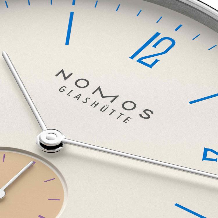 NOMOS Glashütte Tangente 38 Datum Schulhausweiß  - Bild 5 