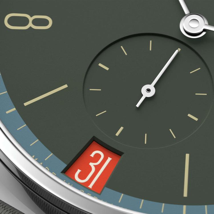 NOMOS Glashütte Tangente 38 Datum Lakritze  - Bild 6 