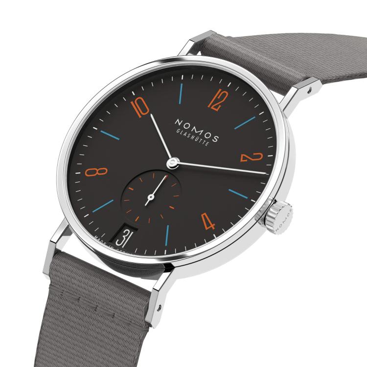 NOMOS Glashütte Tangente 38 Datum Dunkelbunt  - Bild 6 