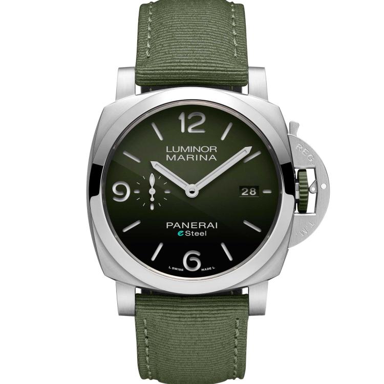 Herrenuhr, Automatik,  Panerai Luminor Marina ESteel™ Verde Smeraldo 