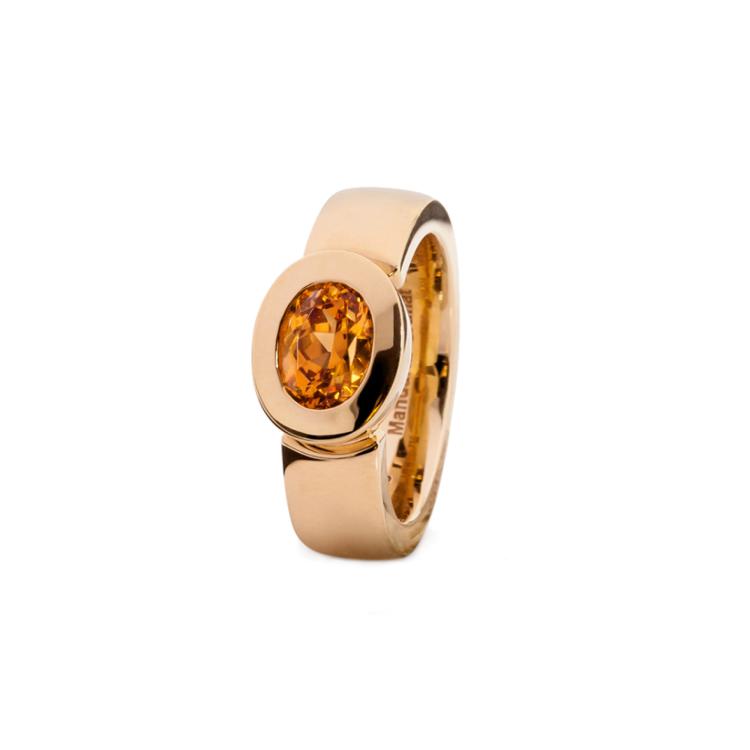 Ringe, Rotgold,  Jochen Pohl Jochen Pohl Mandarin-Granat Ring 