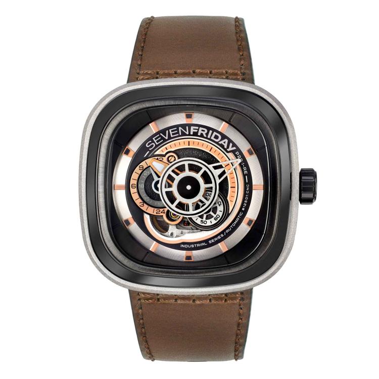 Herrenuhr, Automatik,  SEVENFRIDAY P-Series P2B/01 Revolution 