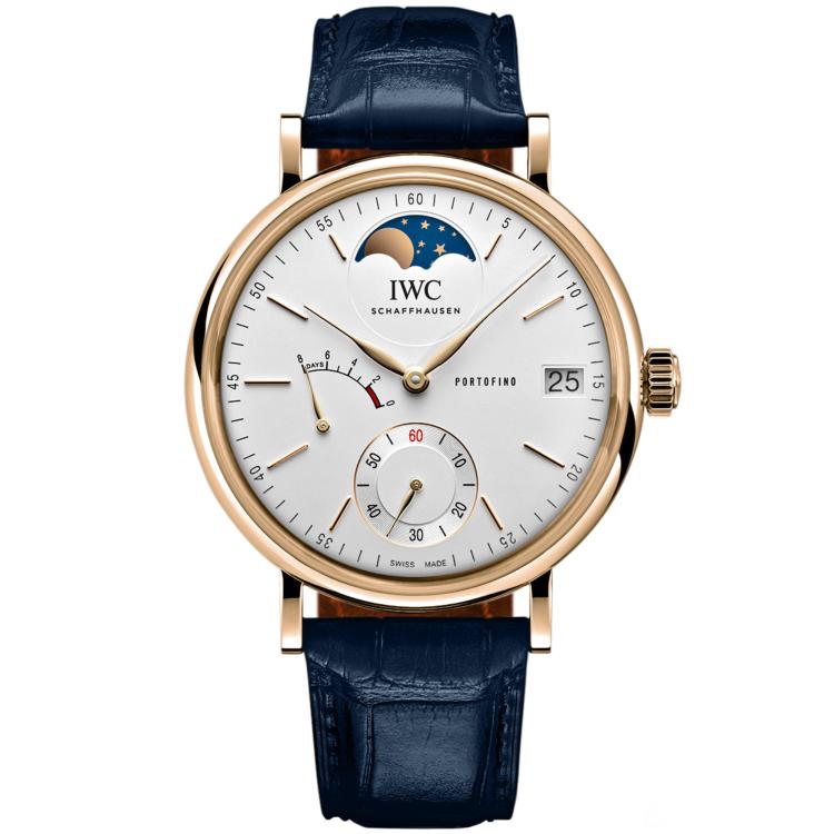 Herrenuhr, Handaufzug,  IWC PORTOFINO HAND-WOUND MOON PHASE 