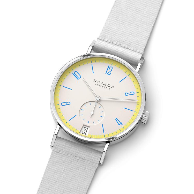 NOMOS Glashütte Tangente 38 Datum Lemonbiscuit  - Bild 6 