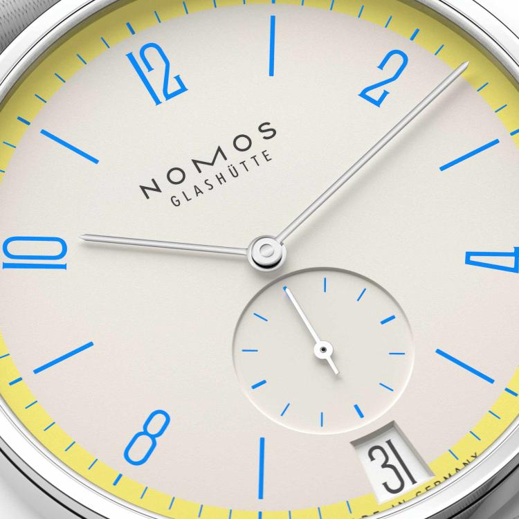 NOMOS Glashütte Tangente 38 Datum Lemonbiscuit  - Bild 5 