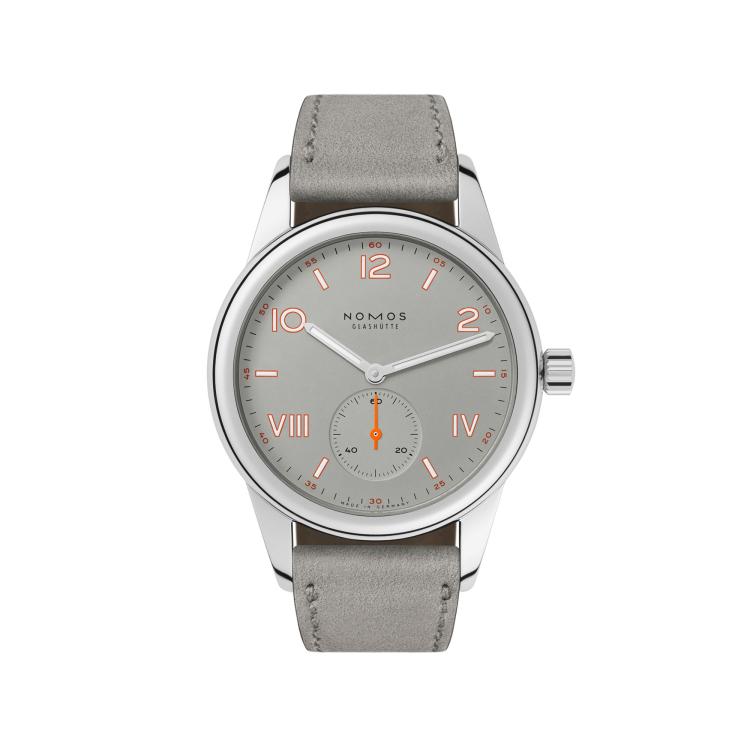 Unisex, Handaufzug,  NOMOS Glashütte Club Campus Absolute Gray 