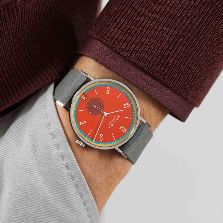 NOMOS Glashütte Tangente 38 Datum Sportbunt  - Bild 7 