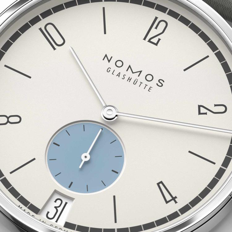 NOMOS Glashütte Tangente 38 Datum Schneesturm  - Bild 5 