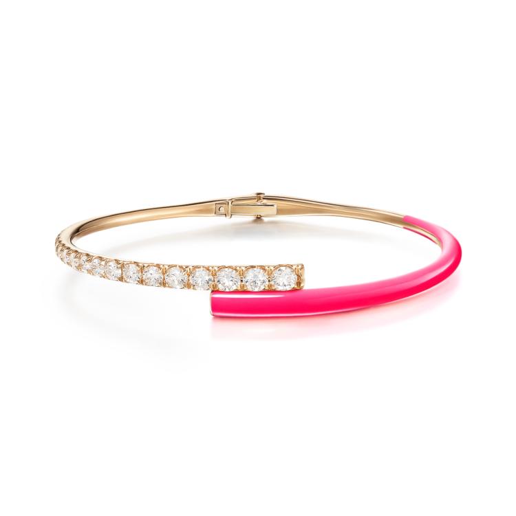 Armschmuck, Roségold,  Melissa Kaye Lola Armreif 