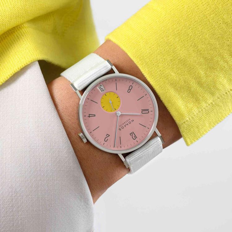 NOMOS Glashütte Tangente 38 Datum Bubblegum  - Bild 7 