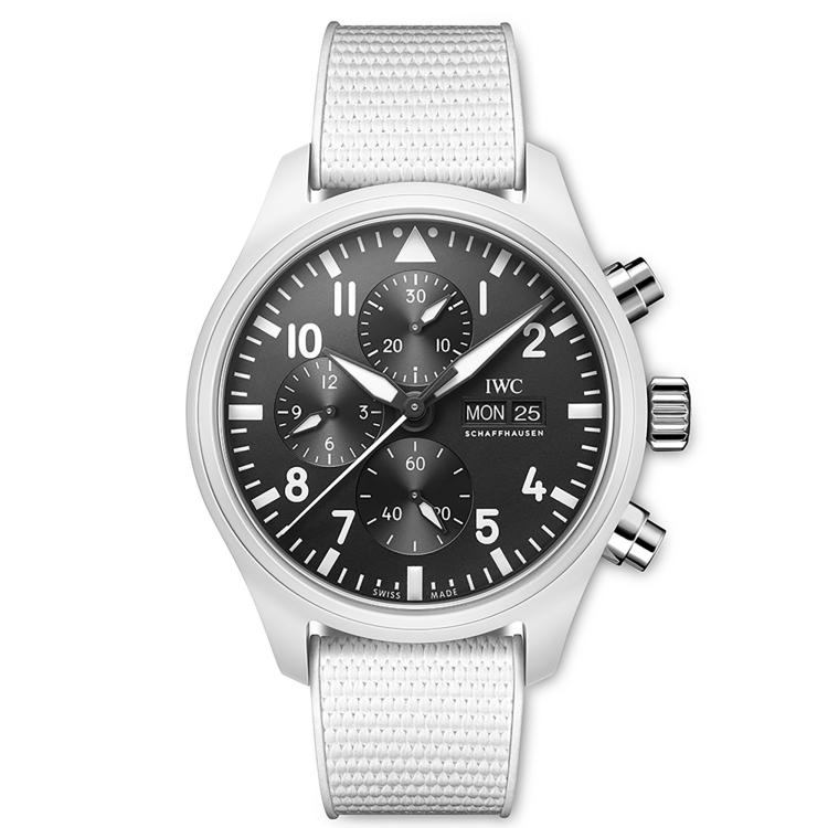 Herrenuhr, Automatik,  IWC PILOT'S WATCH CHRONOGRAPH TOP GUN EDITION «LAKE TAHOE» 