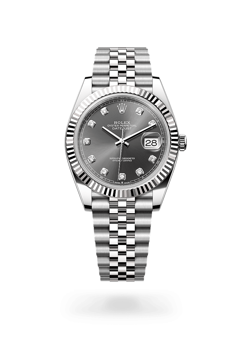 Rolex Datejust 41 M126334-0006 Herrenuhr - Oyster, 41 mm, Edelstahl Oystersteel und Weißgold 