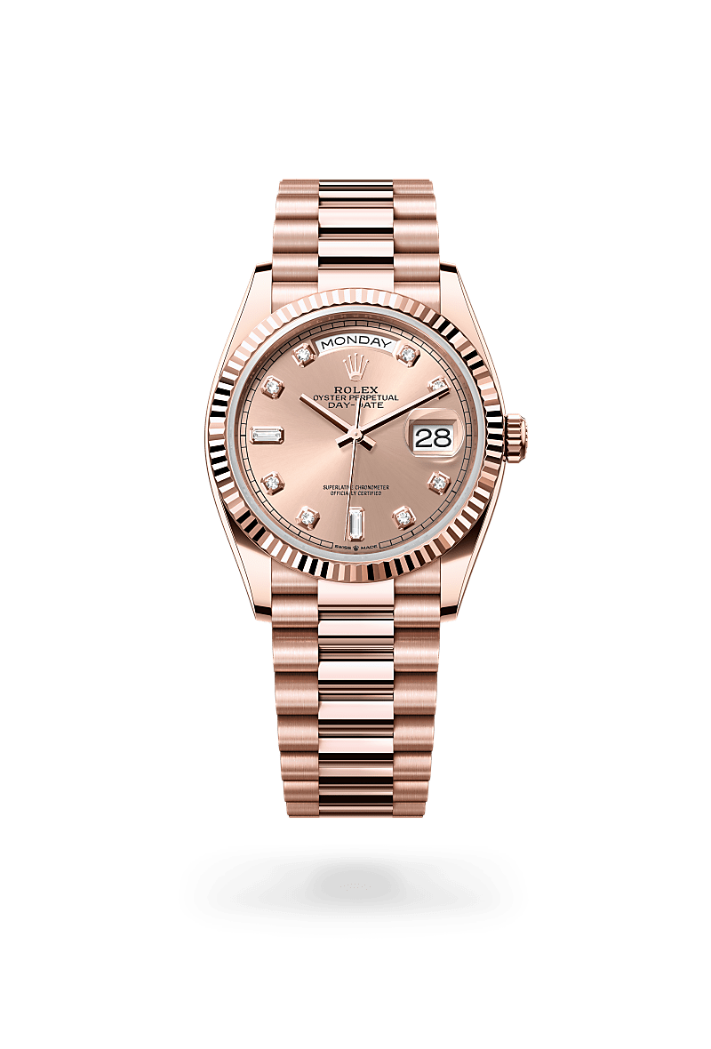 Rolex Day-Date 36 M128235-0009 Herrenuhr / Damenuhr - Oyster, 36 mm, Everose-Gold 